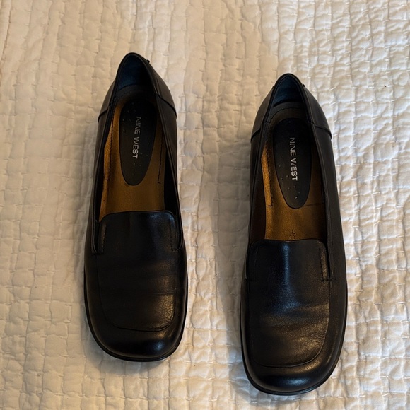 Nine West Shoes - Nine West Classic Black Leather Loafers for Women Size 7